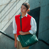 Tote shell bag D4 — Green