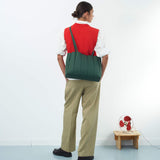 Tote shell bag D4 — Green
