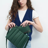 Tote shell bag D5 — Green