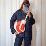 The Market Bag — Orangeade/Cream